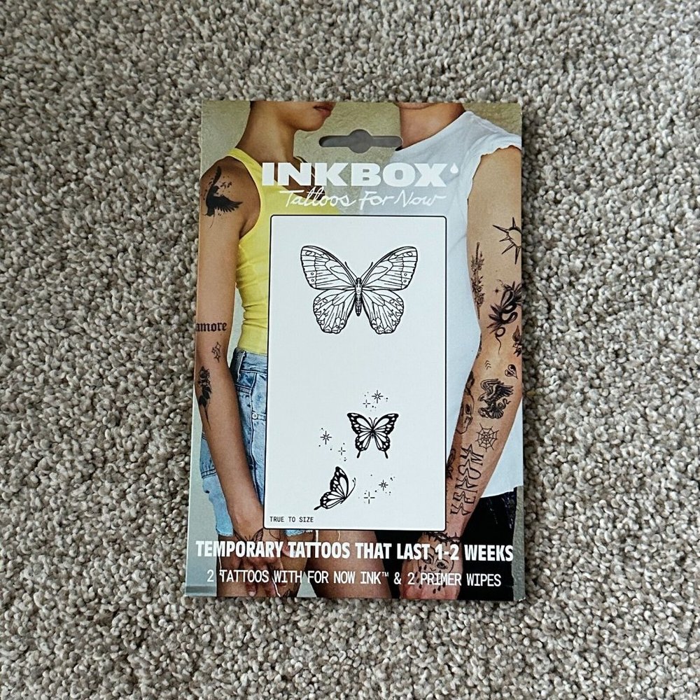 NEW inkbox temporary tattoos 🦋 butterflies